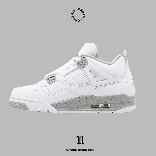 Air Jordan 4 Retro GS 'White Oreo'