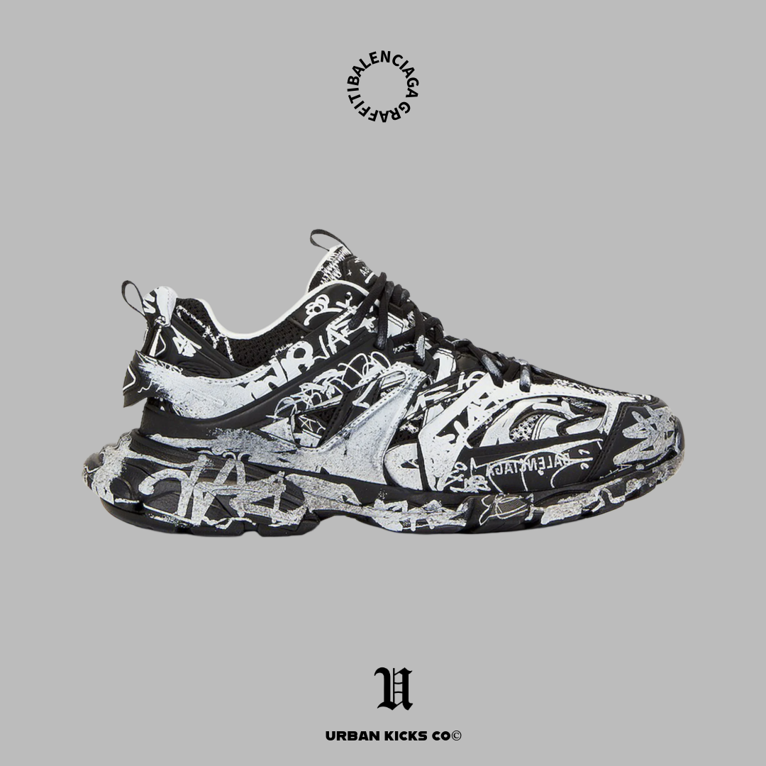 Balenciaga Track Sneaker 'Graffiti - Black White'