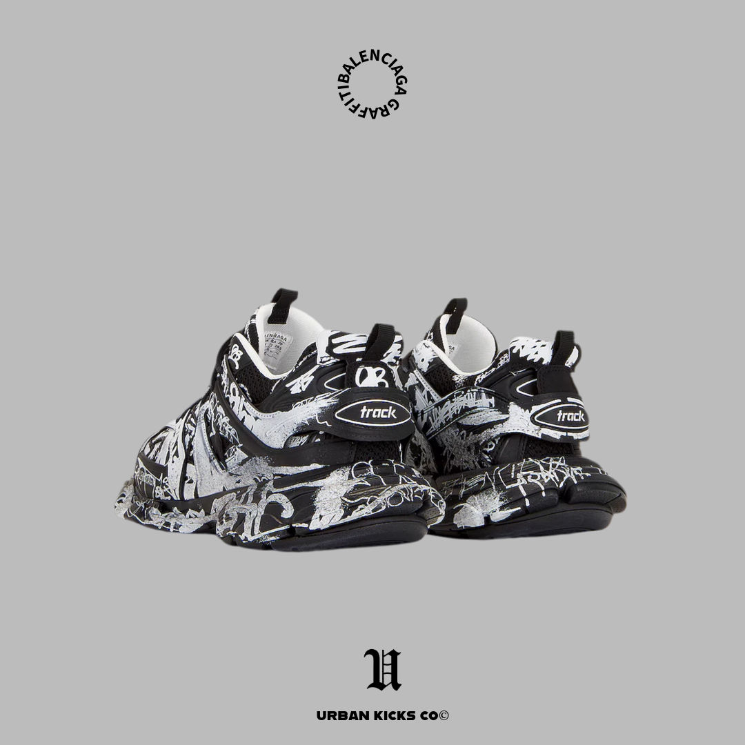 Balenciaga Track Sneaker 'Graffiti - Black White'
