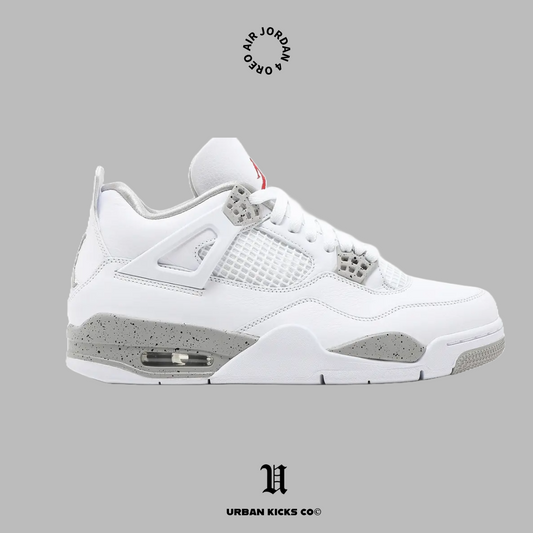 Air Jordan 4 Retro GS 'White Oreo'