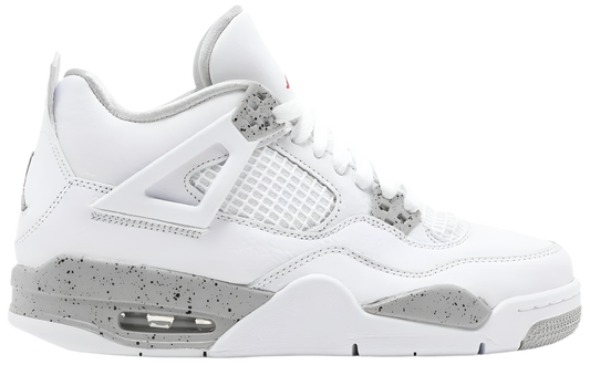 Air Jordan 4 Retro GS 'White Oreo'