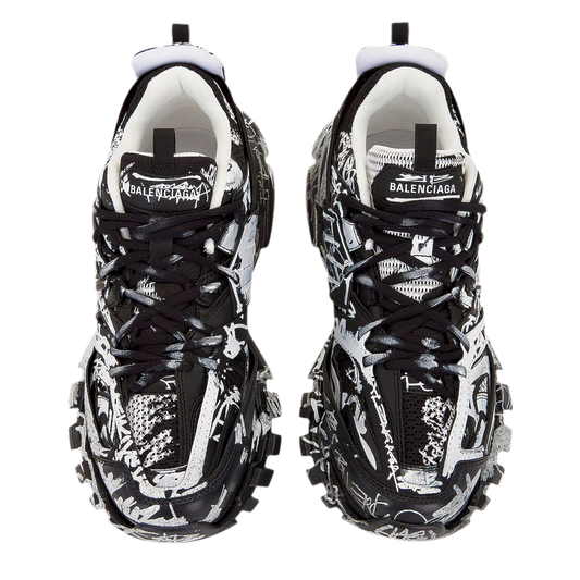 Balenciaga Track Sneaker 'Graffiti - Black White'