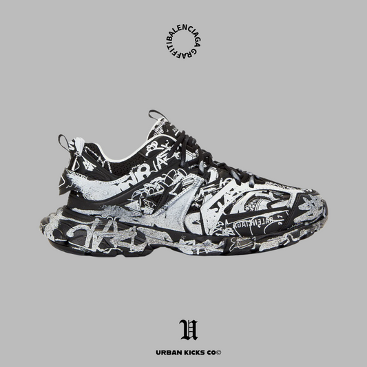Balenciaga Track Sneaker 'Graffiti - Black White'